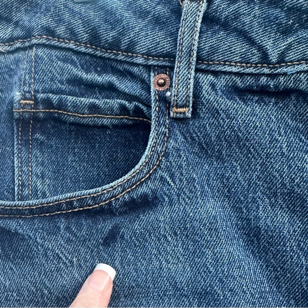 Old navy sky high rise leg jeans women’s 12 - Picture 3 of 6